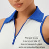 Lapel One-piece Tennis Skirt Quick-drying Breathable Waisted Sports Dress, Size: XL(Green)