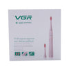 VGR V-806 IPX7 USB Magnetic Suspension Sonic Shock Toothbrush with Nemory Function (Pink)