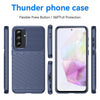 For Samsung Galaxy A36 5G Thunderbolt Shockproof TPU Phone Case(Blue)