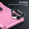 For Samsung Galaxy A06 4G Ring Holder Armor Hybrid Phone Case(Pink)