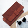 For Realme 13+ Global Geometric Embossed Leather Phone Case(Brown)