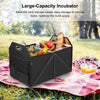 FunAdd Foldable Storage Fresh Box Vehicle Trunk Organizer Bag Transportation Fresh-keeping Box (Black)