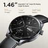 JOYROOM JR-FC2 Pro Classic Series Smart Watch, 1.46 inch Screen, Support BT Call / Heart Rate / Blood Oxygen(Space Grey)