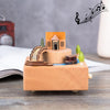 Jiangnan Ancient House Shape Home Decor Originality  Wooden Musical  Boxes