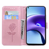 For Xiaomi Redmi Note 9T 5G Rose Embossed Horizontal Flip PU Leather Case with Holder & Card Slots & Wallet(Rose Gold)
