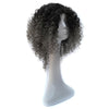 T191006 European and American Wig Headgear with Short and Small Curly Hair for Women (Dark Gray)