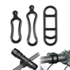 4pcs /Set Bicycle Headlight Silicone Strap Tail Light Fixed Leather