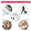 YSY-6087 20W PD + QC 3.0 Dual Ports Travel Charger Power Adapter, EU Plug