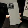For iPhone 13 Pro Litchi Texture TPU Black Lens Frame Phone Case(Grey)
