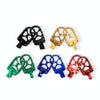 Motorcycle Modification Pedal Set Wide Fat Footpegs Foot Pegs for Harley (Green)