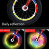 Jg-Phc-12 Children Bicycle Scooter Reflective Sticker Night Warning Riding Contour Sticker(Green)