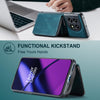 For OnePuls 11 JEEHOOD Magnetic Zipper Horizontal Flip Phone Leather Case(Blue)