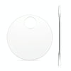 Acrylic Makeups Manicure Transparent Palette With Color Stick, Specification: Round Plate+Stick