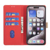 For Samsung Galaxy A56 5G Color Matching RFID Anti-theft Leather Phone Case(Red)
