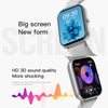 1.83 inch Touch Screen AI Voice Heart Rate / Blood Oxygen / Blood Pressure / Sleep Monitoring Bluetooth Smartwatch(Black)