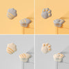 5 PCS Children Silicone Table Anti-Collision Protection Corners Guard(Claw Face Apricot)