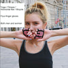 Half Finger Yoga Gloves Anti-skid Sports Gym Palm Protector, Size: M, Palm Circumference: 18cm(Rose Red)