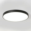 Macaron LED Round Ceiling Lamp, Stepless Dimming, Size:30cm(Black)