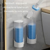 With 6pcs Lemon Scent Brush Heads Disposable Toilet Brush Dissolving Replacement Brush Toilet Cleaning Set