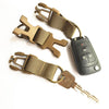 Outdoor Multifunction Combination Backpack Tricyclic Buckle(Khaki)