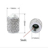 Car Tyre Aluminium Full Diamond Valve Cap With Seal(Pink)