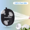 Children Silk Blackout Eye Mask Strabismus Correction Covering Eye Patch(Black)