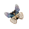 3pcs/set Metal Butterfly Dragonfly Bee Car Air Vent Aromatherapy Decorative Clip(Green)