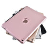 For iPad Pro 9.7 inch / iPAD Air 2 Horizontal Flip Tablet Case + Bluetooth Keyboard(Rose Gold)