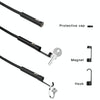 F280 1080P IP68 Waterproof Dual Camera WiFi Digital Endoscope, Length:5m Snake Tube(Black)