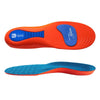 Sports Shock-absorbing Insoles Soft Bottom Sweat-absorbing Flat Arch Full Pad Heel Insoles, Size: 43-44(Sky Blue)