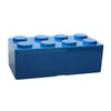 Household Stackable Building Block Organizer Student Desktop Plastic Storage Box, Model: Rectangular Blue