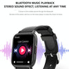 DM05 1.83 inch BT5.2 Smart Sport Watch, Support Sleep / Heart Rate / Blood Oxygen / Temperature / Heart Sugar/ Blood Pressure Health Monitor(Black)