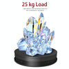 30cm Electric Rotating Turntable Display Stand  LED Light Video Shooting Props Turntable, Power Plug:220V UK Plug(Black)