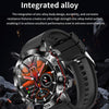 ET482 1.43 inch AMOLED Screen Sports Smart Watch Support Bluetooth Call /  ECG Function(Blue Silicone Band)