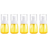 5 PCS Travel Plastic Bottles Leak Proof Portable Travel Accessories Small Bottles Containers, 30ml(Yellow)