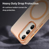 For Samsung Galaxy S23 5G MagSafe Frosted Translucent TPU + PC Full Coverage Phone Case(Orange)