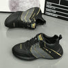 Men Waterproof Leather Soft Sole Shoes Lightweight Travel Casual Breathable Footwear, Size: 39(Black)