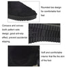 A1 Autumn and Winter Knitted Wool Fleece Thickened Non-slip Boots, Size: 36(Grey)