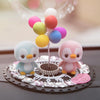 Little Cute PVC Flocking Animal Penguin Dolls Birthday Gift Kids Toy, Size: 4*4*5.5cm(Blue)
