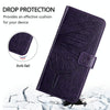 For Asus Zenfone 11 Ultra Embossed Butterfly Leather Phone Case(Dark Purple)