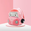 Kindergarten Schoolbag Cartoon Car Plush Backpack Children Cute Shoulder Bag(Station Wagon)