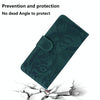 For Asus Zenfone 9 Tiger Embossing Pattern Flip Leather Phone Case(Green)
