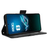 For Asus ROG Phone 8 Pro Skin Feel Calf Texture Card Slots Leather Phone Case(Black)