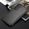 For Samsung Galaxy S22+ 5G Armor Glaze PC Hybrid TPU Phone Case(Black)