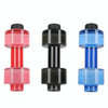 2 PCS 550ML Dumbbell Cup Fitness Sports Bottle Plastic Personality Cup(Black)