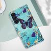 For Samsung Galaxy A26 5G Colored Drawing Pattern Plain Weave Leather Phone Case(Love Butterfly)