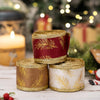5m x 5cm Multifunctional Christmas Decorative Ribbon Gift Box Packaging Ribbon with Wire(White)