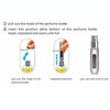 Portable Mini Aluminum Refillable Perfume Bottle Spray Empty Cosmetic Containers Atomizer, Capacity:5ml(Red)