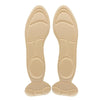 2pcs /Pair 8D Pad Inserts Heel Post Back Breathable Anti-Slip For High Heel Shoe Insole(Round Apricot)