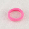 20pcs / Pack Girls Kids Rubber Bands Ponytail Holder Elastic Hair Bands(Rose Red)